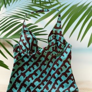 Victoria's Secret Tankini  Top with Under-Wire Bra, EUC